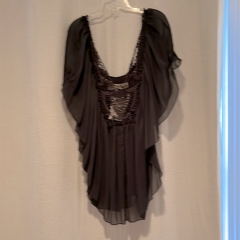 FP charcoal bohemian top